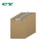 Low Profile Clip 6 Pack Clipboard Letter Size Wood Clipboards