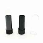 In stock custom make your own round transparent colorful empty Mini lipstick tube low moq