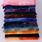 Perfect 100% Polyester Supersoft Plush Fleece Tie-dyed Fabric For Blanket,Bathrobe,Home Textile,Toys