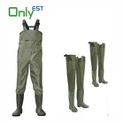 Waterproof solid durable camo neoprene fishing wader rubber waders pants