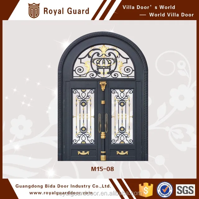 bronze doors transom