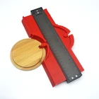 Multifunctional plastic angle measuring ruler profile duplication 10 inch contour gauge