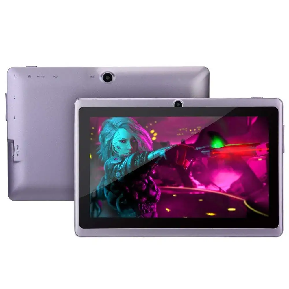 

Popular Nice Tablet PC Android 4.4 Kids 7" HD Screen 4GB Baby pad with Flash Light Q88 Tablet PC for Gift Baby Kids