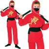 Children Kids Red Ninja Fancy Dress Costume Samurai Childs Outfit Book Week SA173