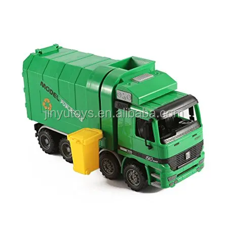 green garbage truck toy