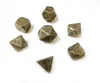 Custom metal deluxe polyhedral 20 sided dice