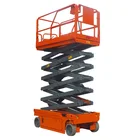 8m Dc Power Scissor Lift Tables/self Propelled Lift Aerial Work Platform
