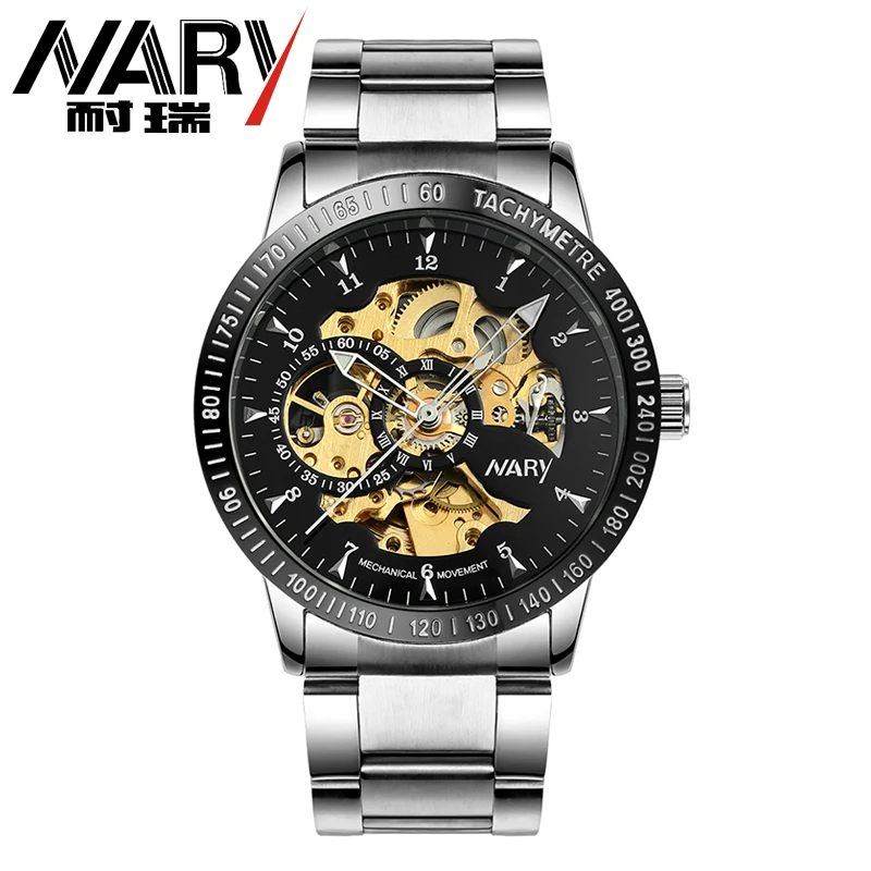 NARY 18026 G New nary watch men business high quality automatic mechanical stainless steel wrist watch
NARY 18026 G New nary watch men business high quality automatic mechanical stainless steel wrist watch