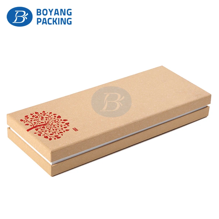 new design creative craft small packaging gift brown paper box