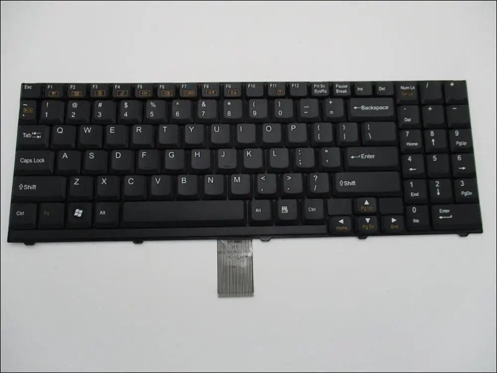 Brand new laptop notebook keyboard for clevo d27 d70 d470 d900 m590 us