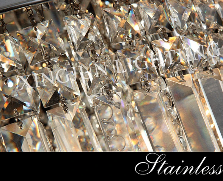XingJun manufacturer mantic modern design hotel moon led ceiling light crystal