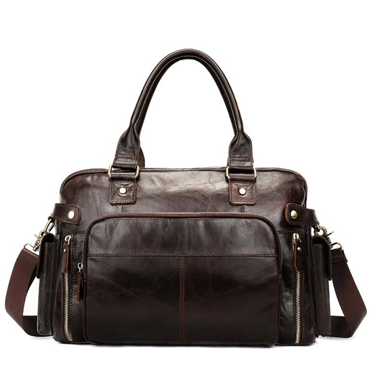 OEM ODM Drop Shipping Minimal Leather Weekender Travel Laptop Messenger Bag For Men 8535, Coffee
OEM ODM Drop Shipping Minimal Leather Weekender Travel Laptop Messenger Bag For Men 8535, Coffee