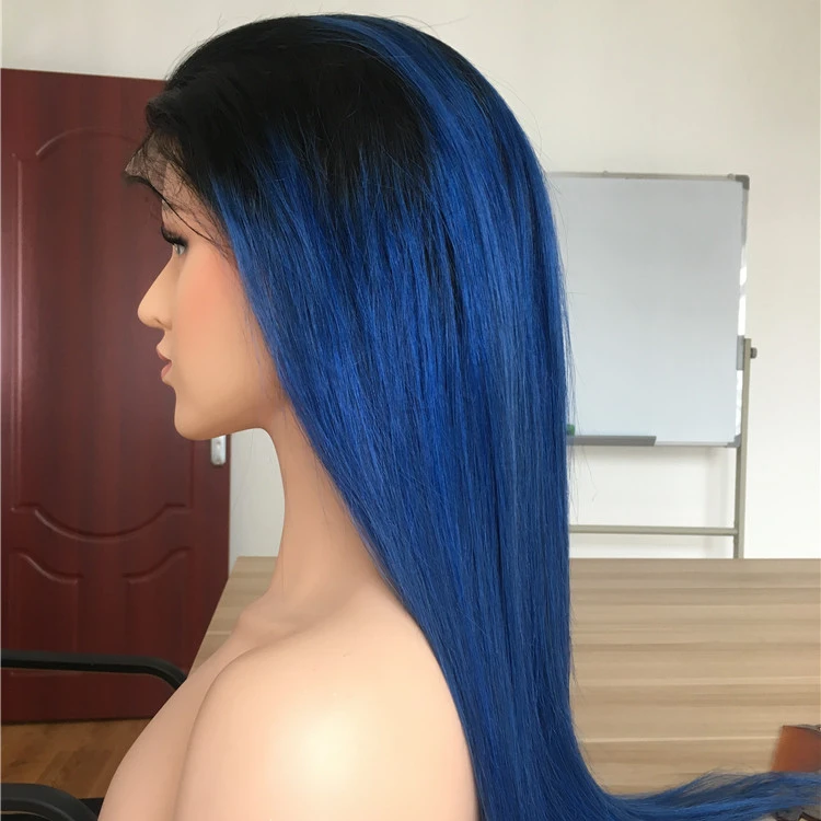 Popular style straight brazilian virgin hair 180% density full lace wigs blue color natural hairline fast shipping
Popular style straight brazilian virgin hair 180% density full lace wigs blue color natural hairline fast shipping