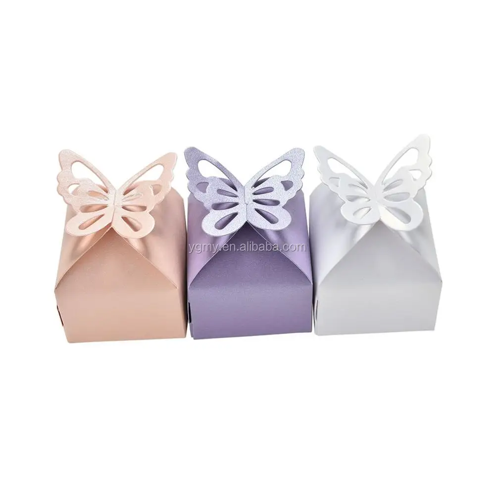 party wedding candy box butterfly candy box paper favors gift