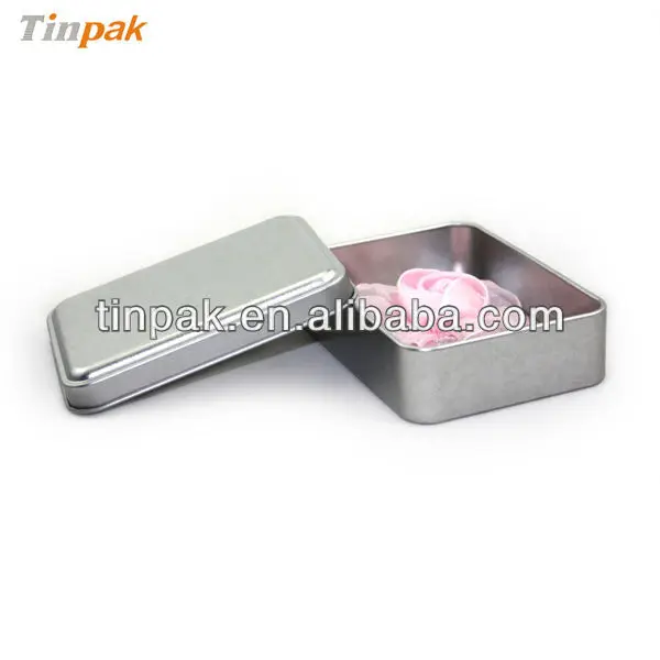 silver poker tin box, playing cards metal box