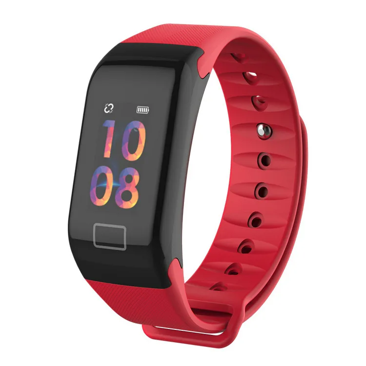 

F1 Smart Bracelet Band Wristband Fitness Tracker F1 BT4.0 Smart band IP67 Heart Rate blood pressure Color OLED display, Black;purple;blue;red