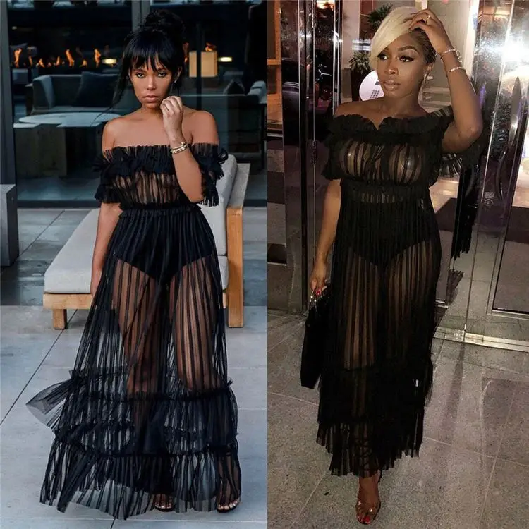 A-K1962SZ 2019 Woman See-Through Nightwear Mesh Sexy Female Clothing Maxi Club Dress
A-K1962SZ 2019 Woman See-Through Nightwear Mesh Sexy Female Clothing Maxi Club Dress