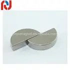 Half Round N35 Permanent Neodymium Magnet with Ni Coating
