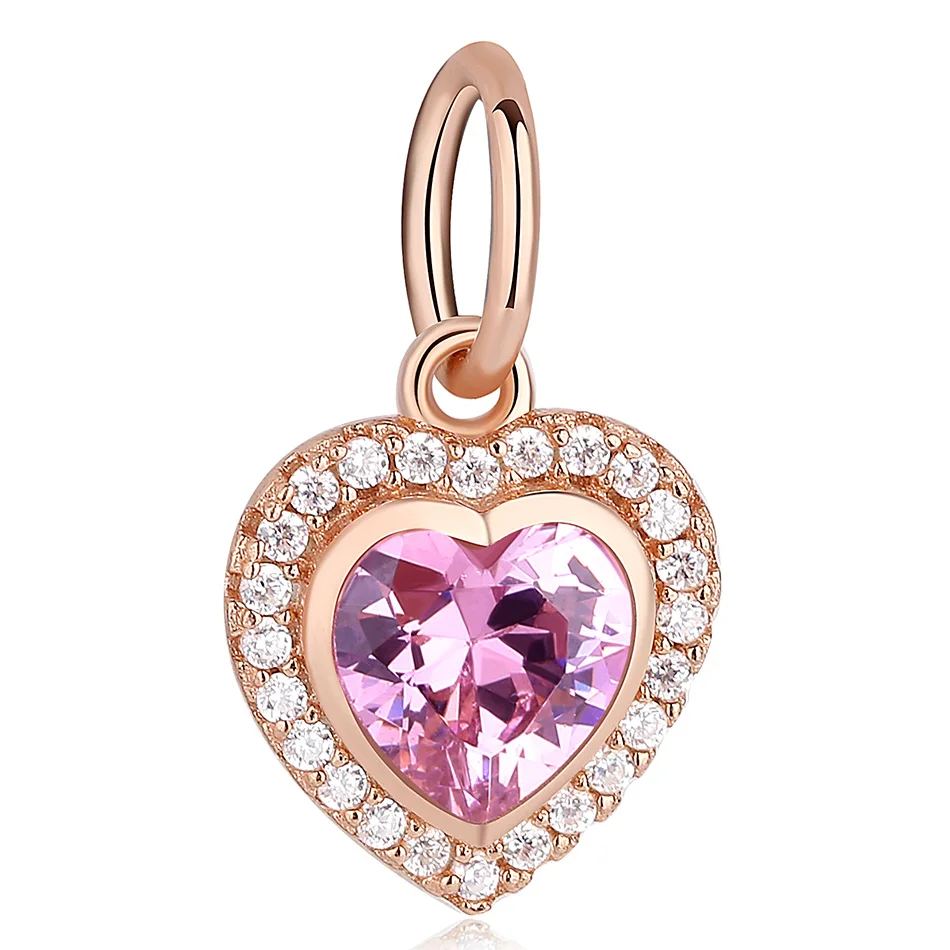 New Fashion 925 Sterling Silver Heart Rose Gold Plated Charm beads with Pink Crystal Fit Authentic Charm Bracelet Jewelry making, Rose gold color
New Fashion 925 Sterling Silver Heart Rose Gold Plated Charm beads with Pink Crystal Fit Authentic Charm Bracelet Jewelry making, Rose gold color