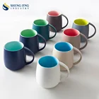 Coloured Crockery Cups with Logo Personalised Mugs
