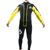 Factory manufactured hot selling new style men free dive wet suit neoprene long john and jacket