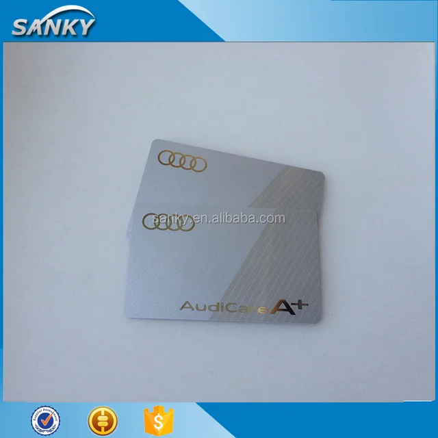 plastic pvc vip loyalty card member card for car care