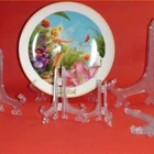 2016new Acrylic Easels Display Stand for porcelain dish,piece of art and photo,Acrylic Dish Easel