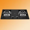 GUOSEN Built-in Installation And Tempered Glass Surface Material Built-in 2 Burner Gas Stove from GUOSEN
