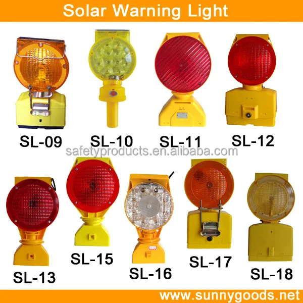 Solar warning light