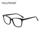 Black Acetate Square Eyeglasses 52mm Vogue Optical Glasses