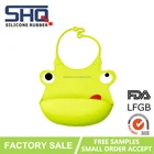 High Quality Easy Feeding Wipe Clean With Catcher baby bib silicon