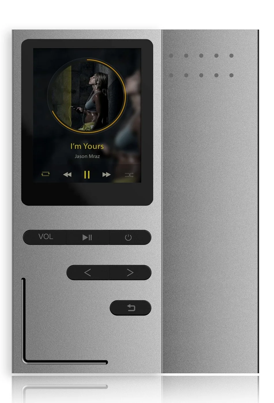 GERUIDA NEW MP4 Music Player, Full Metal MP4 Player With Voice Recorder Loudspeaker Support TF Video FM Watch E-Book Pictures (4)