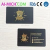 Hot Sales Custom Design Both Side Gold Foiling PVC Business Cards