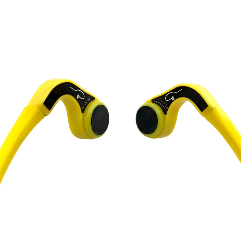 Waterproof Wireless Bone Conduction Headphone*1 and Transmitter*1 New Technology USB Portable Long Range MP3 Aquatic Sports - ANKUX.COM