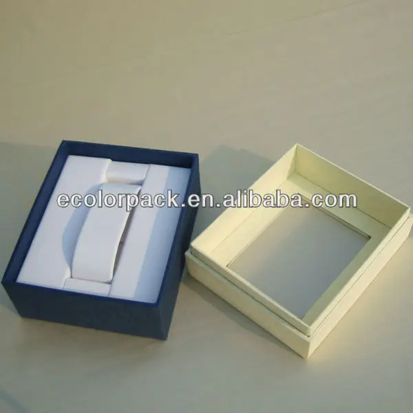 top grade cardboard paper watch box wood or wooden box