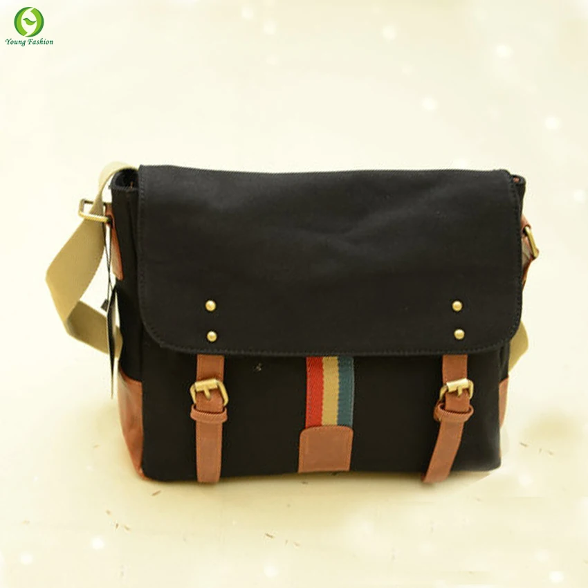 Fashion men messenger bags canvas Vintage men Shoulder bag hasp cover bag travel military cross body satchel new 2015