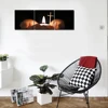 3Panel Cross Canvas Wall Art Religion Artwork Light Canvas Painting Candle in Hand Art Picture for Living Room Bedroom Decor