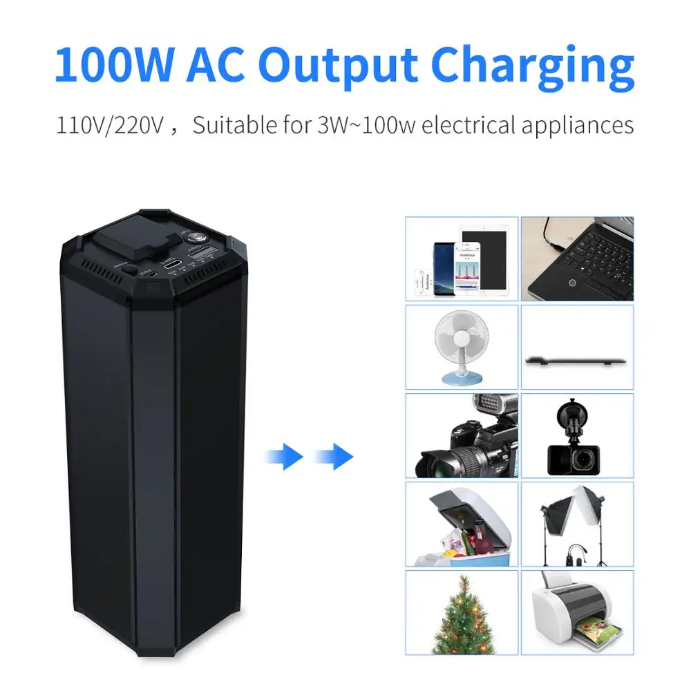 Portable mini UPS power supply AC 110V 220V output power bank for laptop - ANKUX.COM