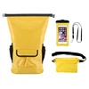 Outdoor swimming Waterproof Bag Camping Rafting Storage Dry Bag with Phone bag and Waist Pouch