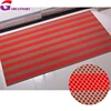 Striped color PVC chain floor mat / PVC lock mat with double side