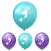 12 inch Mermaid Balloons Latex Theme Oceanic Happy Birthday Decors for Kids Little Mermaid Party Supplies