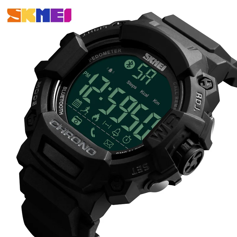 

SKMEI 1249 Smart Digital Watch Instructions Sport Watch Men Phone Multi funtion Wrist Watch, 1 colors for choose from