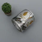 Custom Aluminium Printed Adhesive Label 3D Metal Brand Logo Stickers