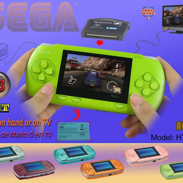 system pvp digital pocket sega handheld game tv video game