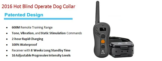 2016 China supply 500m remote hunting dog special multi-levels correcting collar WT715