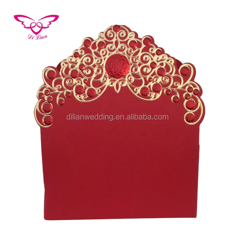 hot sale nice laser cut lace flower paper wedding box wedding