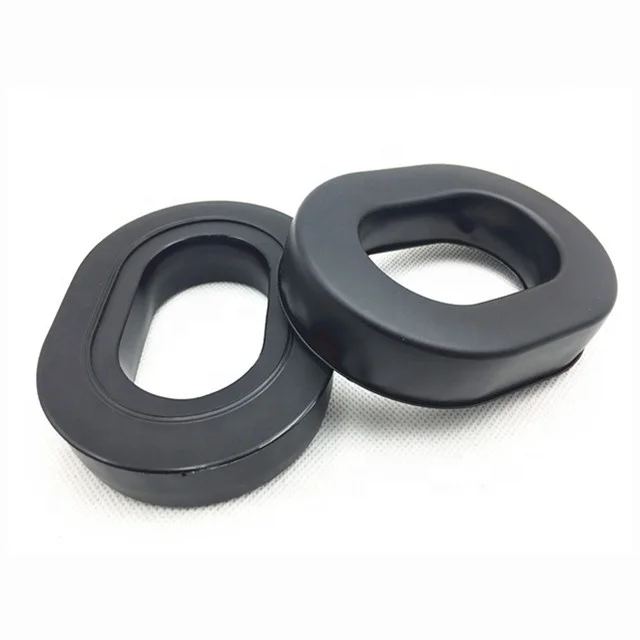 Matted TPU Skin Ear Pad Silicone Gel Ear Seals durable ear cushions for ear muff radio headset, Black
Matted TPU Skin Ear Pad Silicone Gel Ear Seals durable ear cushions for ear muff radio headset, Black