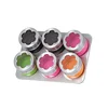 New 6pcs colorful kitchen canister set homeware modern canister sets colored glass canister sets