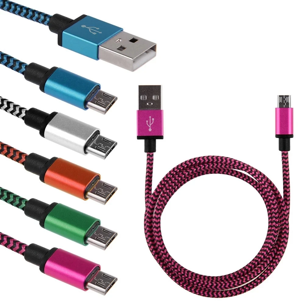 Nylon Braid Phone Charger USB Cable Computer Data Transfer Cable - ANKUX.COM