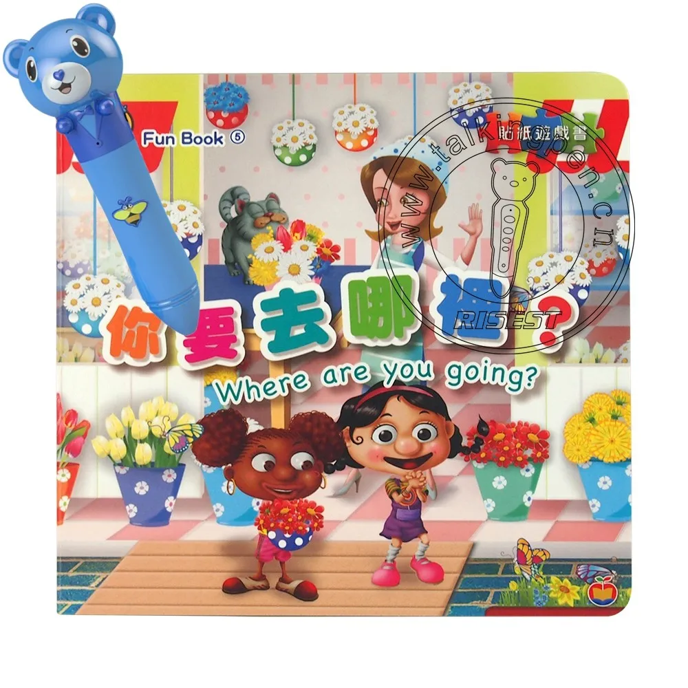 letters alphabet books with talking sound speaking pen for kids